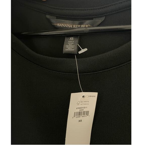 NWT Short Sleeve Mesh XS Banana Republic Top Grunge Emo Whimsy Goth Corporate - Picture 2 of 6